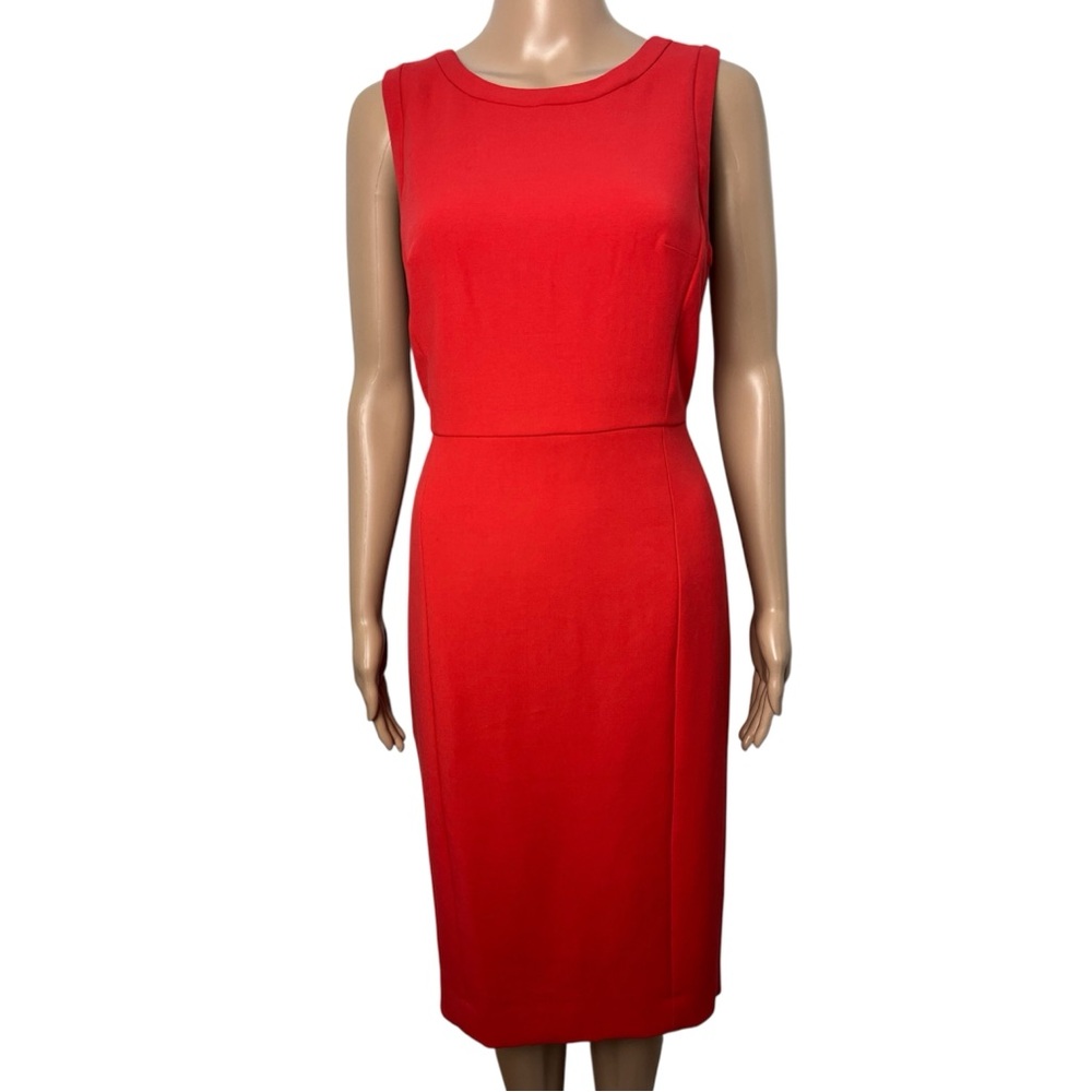 New J. Crew Sheath Style Four-Season Stretch Preppy Professional Midi Dress